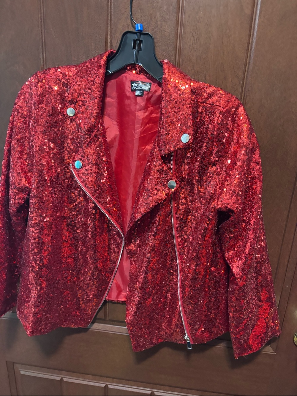 JoJo Siwa Red Sequin Bomber Jacket - Women